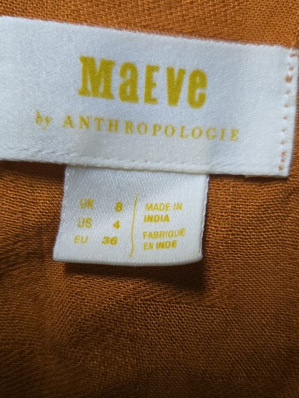 Maeve Rust Maxi Dress with Multicolor Floral Embroidery - Picture 5 of 7